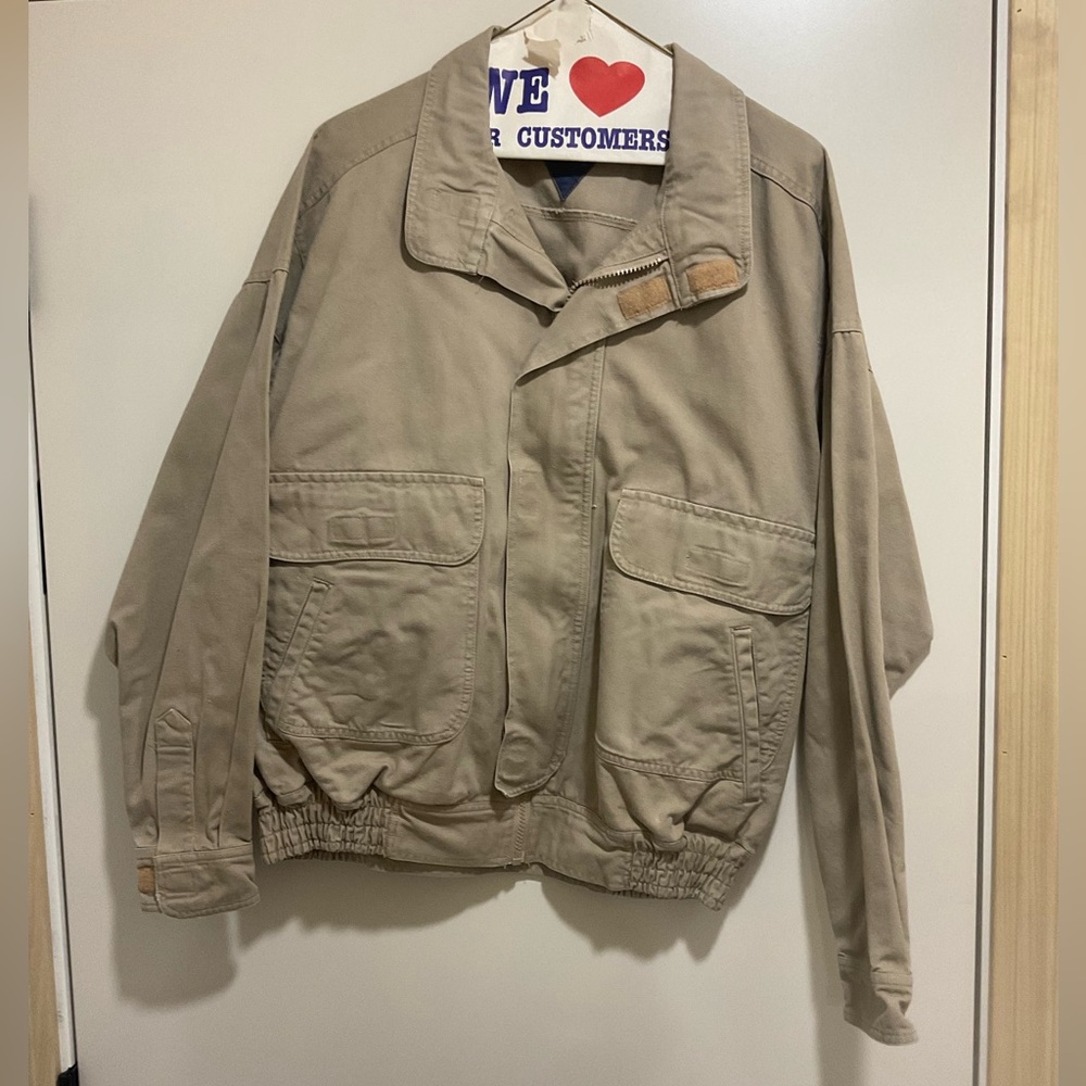 Beautiful Mark Shale Designer Jacket In Beige Sz M